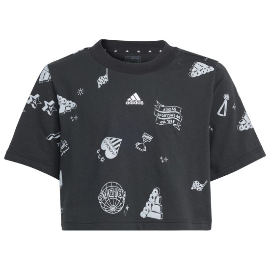 Adidas Παιδική κοντομάνικη μπλούζα JG BLUV Q3 AOP